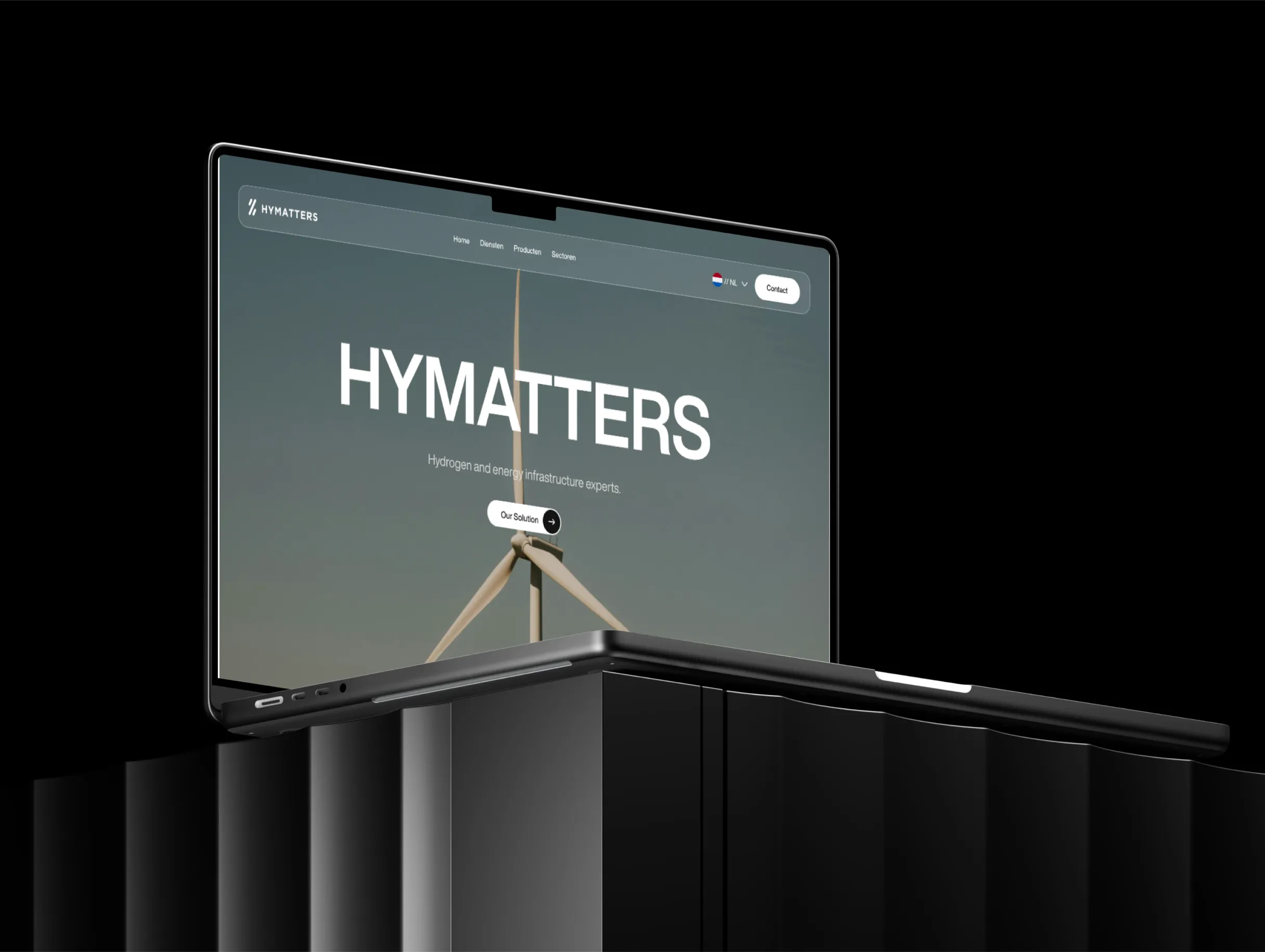 Hymatters interface mockup